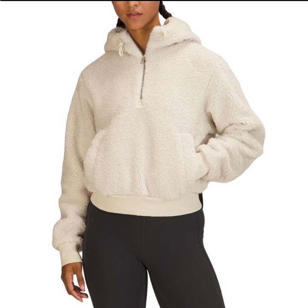 NWT Lululemon Textured Fleece 1/2 Zip